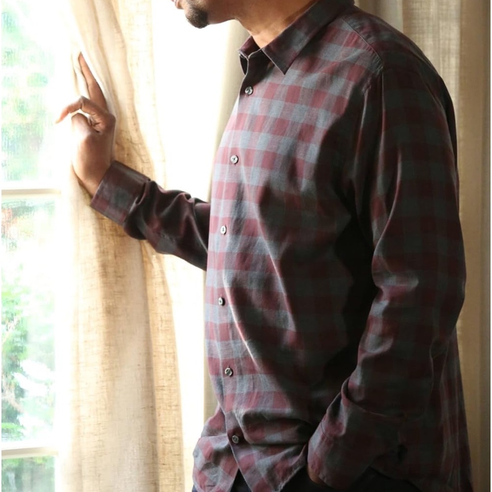 MK Michael Kors Button Collared men shirt size M